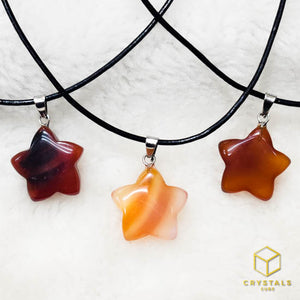 Star Necklace - Green Aventurine, Rose Quartz,  Carnelian pendants & Tiger's Eye