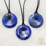 Load image into Gallery viewer, Lapis Lazuli Donut Pendant
