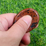 Load image into Gallery viewer, Mahogany Obsidian Worry Stone
