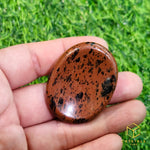 Load image into Gallery viewer, Mahogany Obsidian Worry Stone
