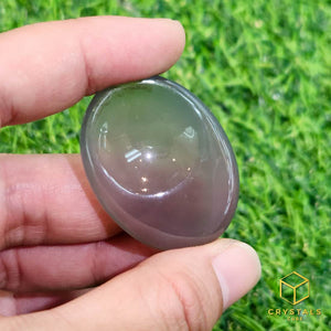 Grey Agate Worry Stone