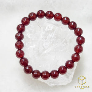 Garnet crystal hotsell bracelet