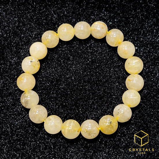Golden Rutilated Quartz Bracelet