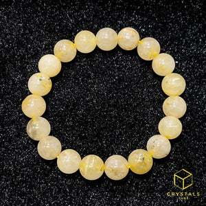 Golden rutilated sales quartz bracelet