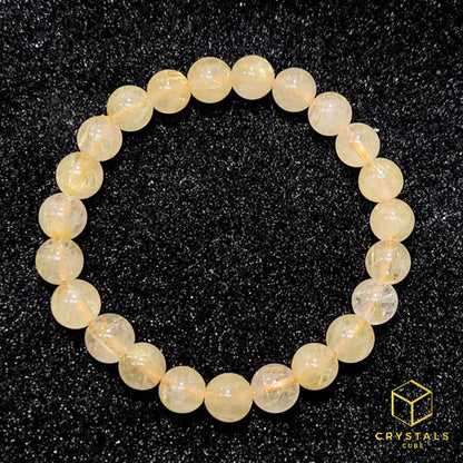 Golden Rutilated Quartz Bracelet