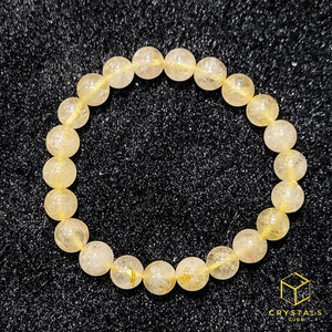 Golden Rutilated Quartz Bracelet