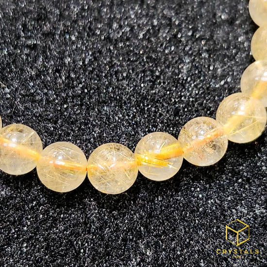 Golden Rutilated Quartz Bracelet