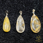 Load image into Gallery viewer, Golden Rutilated Quartz Pendant

