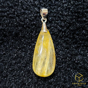 Golden Rutilated Quartz Pendant