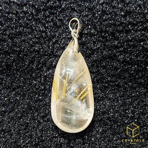 Golden Rutilated Quartz Pendant