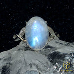 Load image into Gallery viewer, Rainbow Moonstone*** Ring - Adjustable
