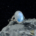 Load image into Gallery viewer, Rainbow Moonstone*** Ring - Adjustable
