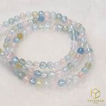 Load image into Gallery viewer, Beryl**** (Aquamarine &amp; Morganite) Bracelet - 4.9mm
