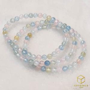 Beryl**** (Aquamarine & Morganite) Bracelet - 4.9mm