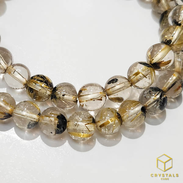 Golden Rutilated Quartz*** Bracelet - Clear