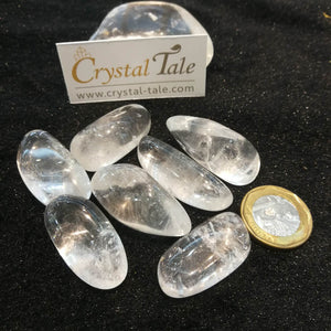 Clear Quartz Tumble (Natural Points)