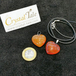 Load image into Gallery viewer, Heart Shape Necklace - Carnelian
