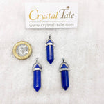 Load image into Gallery viewer, Lapis Double Point Pendant
