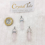 Load image into Gallery viewer, Rose Quartz Double Point Pendant
