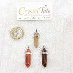 Load image into Gallery viewer, Carnelian (Agate) Double Point Pendant
