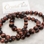 Load image into Gallery viewer, Tiger&#39;s Eye Bracelet - Red
