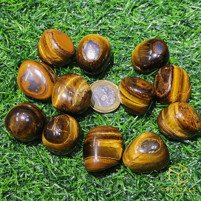 Tiger's Eye Tumble - Premium