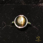 Load image into Gallery viewer, Gold Sheen Obsidian Ring
