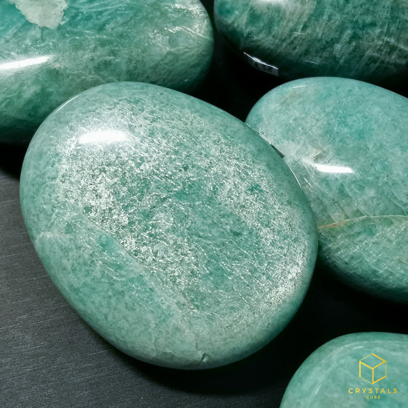 Amazonite Palm Stone