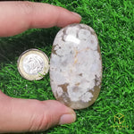 Load image into Gallery viewer, Sakura (Cherry Blossom) Agate Palm Stone
