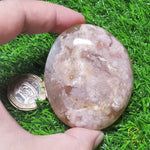 Load image into Gallery viewer, Sakura (Cherry Blossom) Agate Palm Stone
