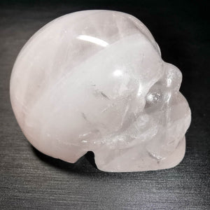 Rose Quartz Skull