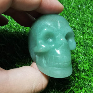 Green Aventurine Skull