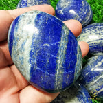 Load image into Gallery viewer, Lapis Lazuli Palm Stone
