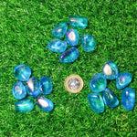 Load image into Gallery viewer, Aqua Aura Quartz Tumble
