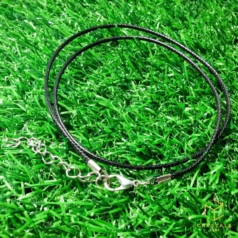 Black necklace (45+5cm)