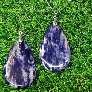 Sodalite Teardrop Pendant - Big