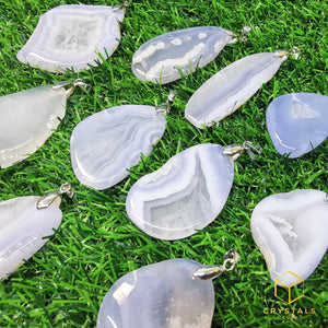 Blue Lace Agate Pendant