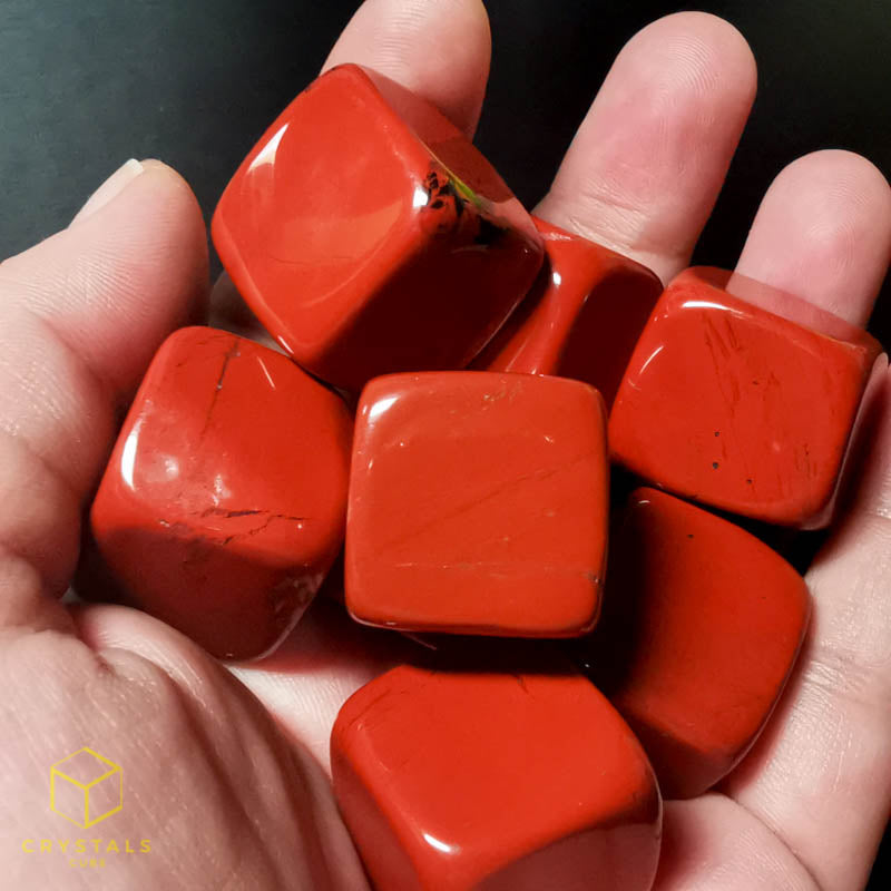 Red Jasper Cube Tumble