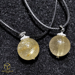 Golden Rutilated Quartz Pendant