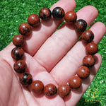 Load image into Gallery viewer, Mahogany Obsidian Bracelet
