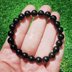 Load image into Gallery viewer, Black Tourmaline (Schorl) Bracelet
