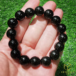 Load image into Gallery viewer, Black Tourmaline (Schorl) Bracelet
