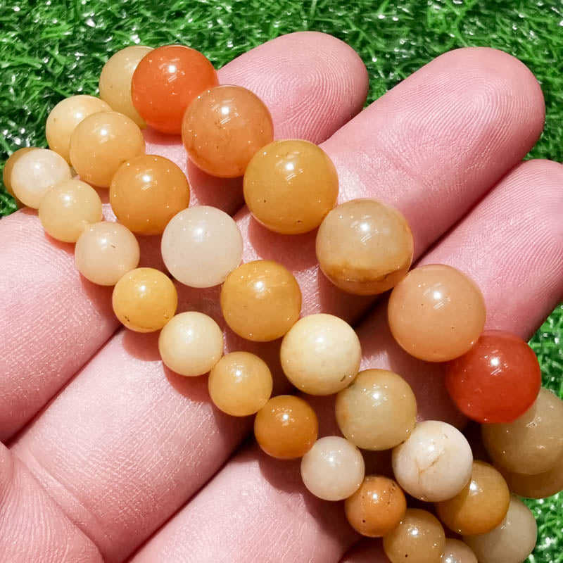 Yellow Jade (Dark)  Bracelet