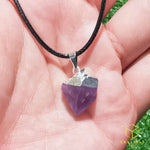 Load image into Gallery viewer, Amethyst Mini Point Pendant
