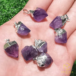 Load image into Gallery viewer, Amethyst Mini Point Pendant
