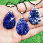 Load image into Gallery viewer, Sodalite Teardrop Pendant - Small
