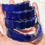 Load image into Gallery viewer, Lapis Lazuli Flat Bracelet
