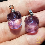 Load image into Gallery viewer, Amethyst Fox Pendant
