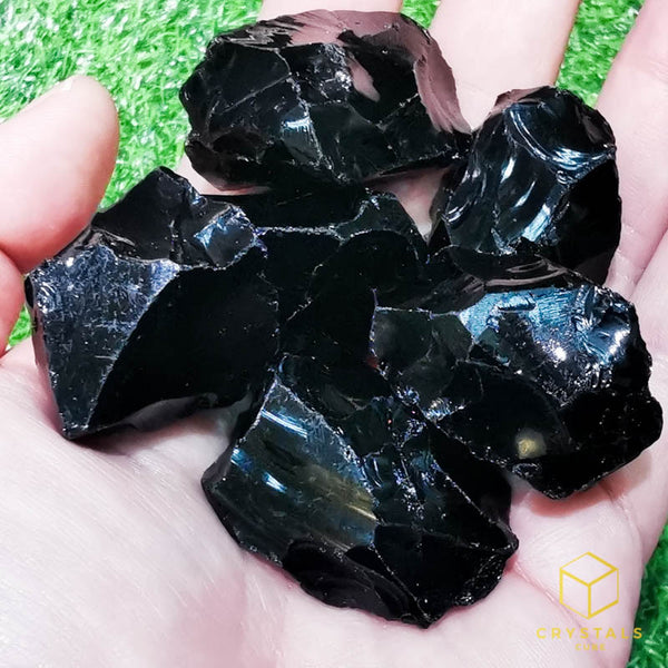 Black obsidian discount rough stones