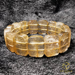 Load image into Gallery viewer, Golden Rutilated Quartz Flat Bracelet - Promotion*!!!
